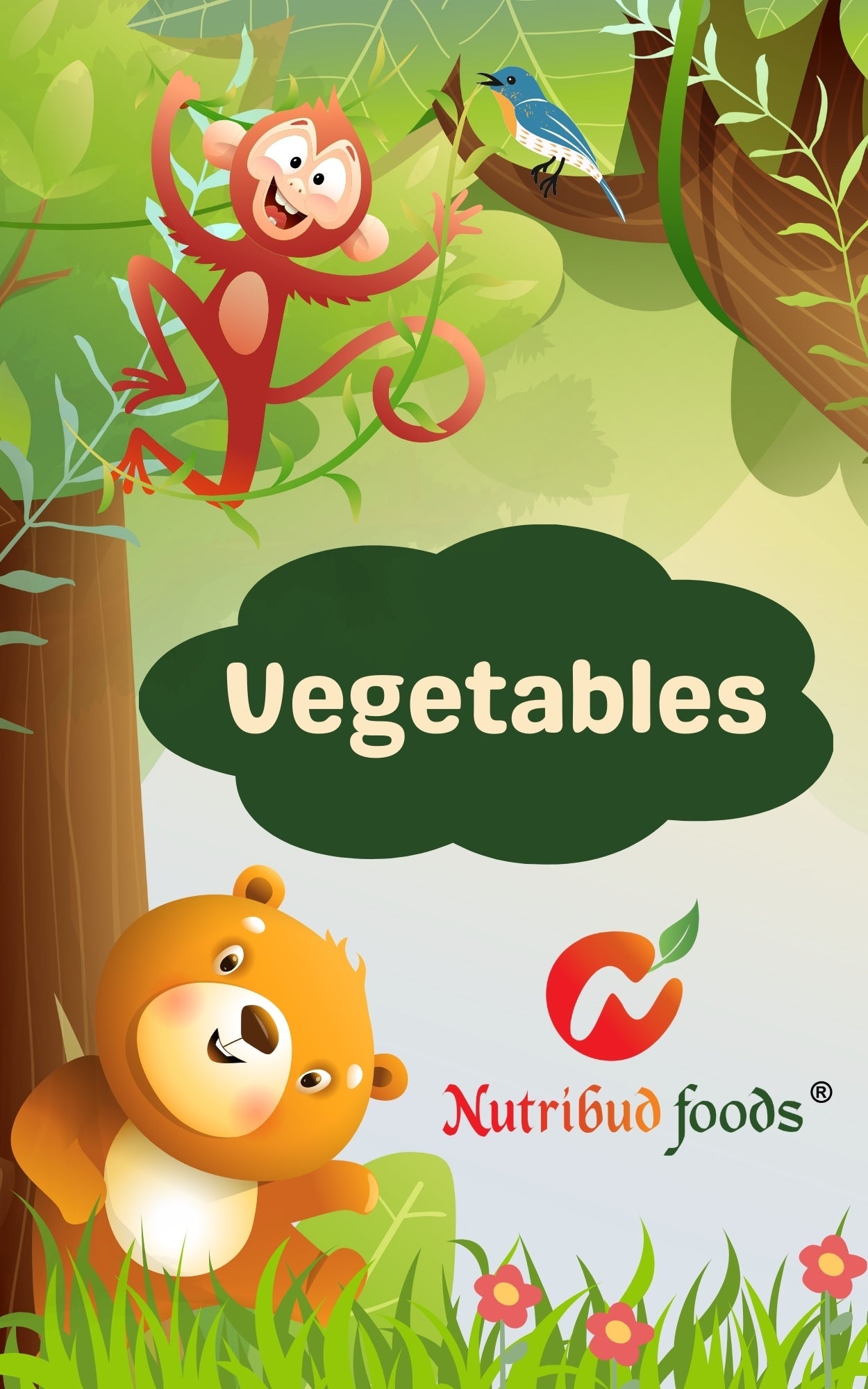 Learn Fruits & Vegetables With Nutrients - Nutribud Foods