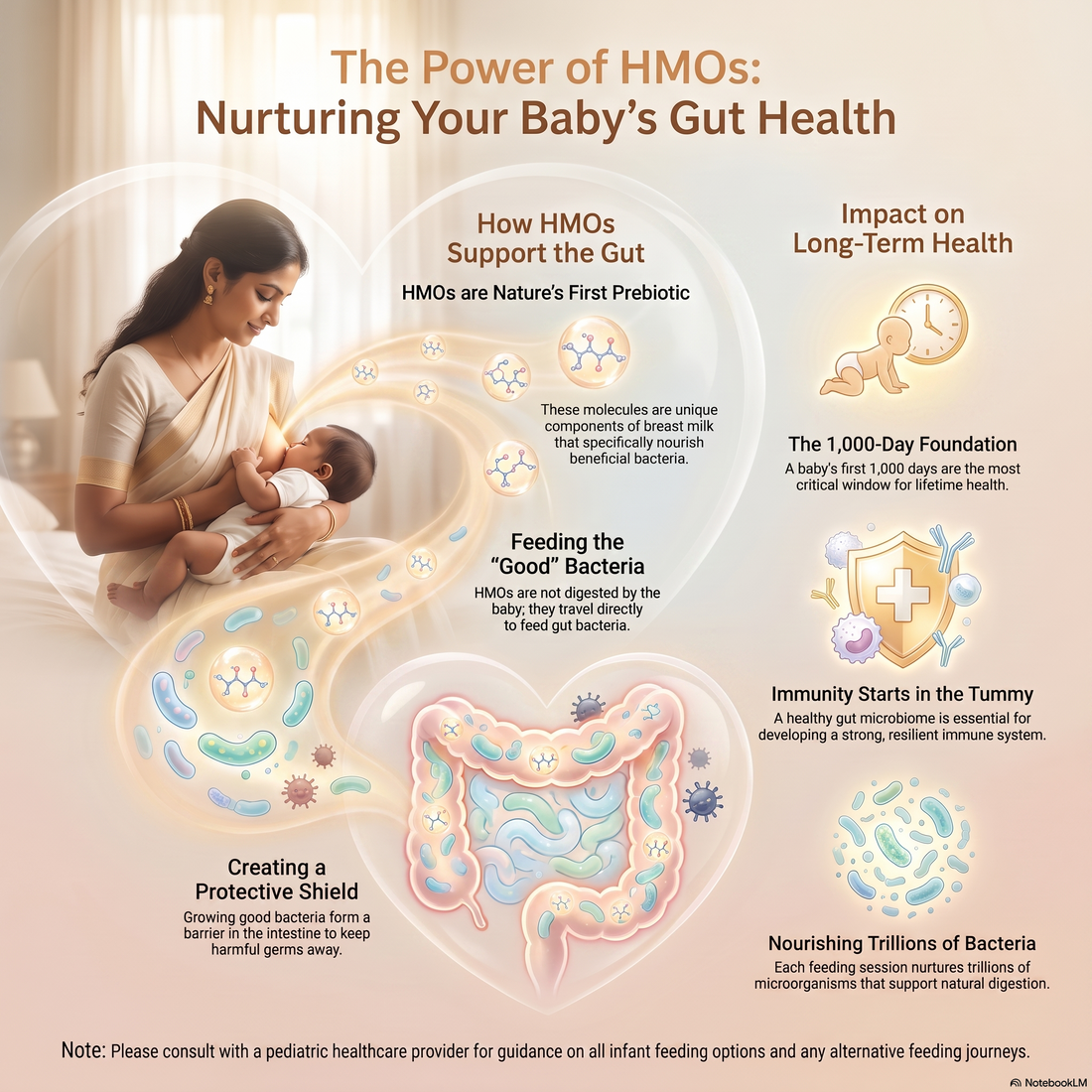 Breastfeeding and Baby’s Gut Microbiome: How Breast Milk Builds Lifelong Health Through HMOs