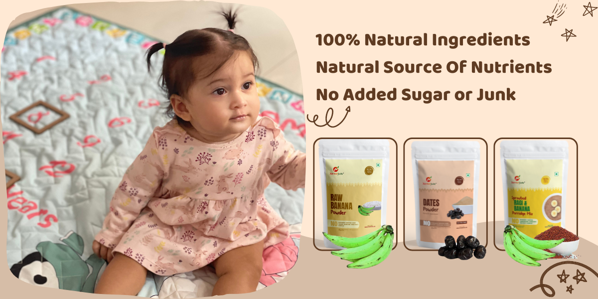 Natural & Nutritional porridge mixes and dates powder for little ones.