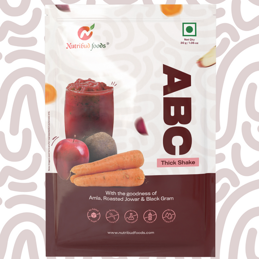 ABC Thick Shake - 30g | Goodness of Apple, Beetroot, Carrot, Jowar, Black Gram, Amla