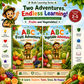 ABC Fruit Adventure + ABC Vegetable Adventure | Educational Books for Kids (Ages 2–5) | Buds Learning Series by Nutribud Foods® - Nutribud Foods