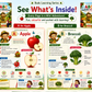ABC Fruit Adventure + ABC Vegetable Adventure | Educational Books for Kids (Ages 2–5) | Buds Learning Series by Nutribud Foods® - Nutribud Foods